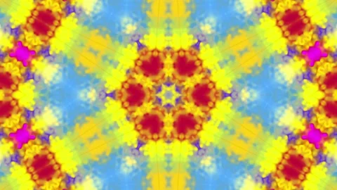 Abstract colorful 4k geometric pattern background Stock Footage 310074399