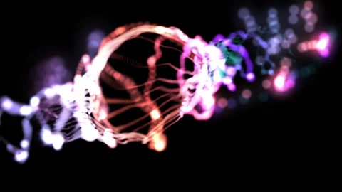Abstract colorful and bright particles. Stock Footage 304446201