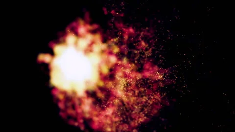 Abstract colorful and bright particles. Stock Footage 306100439