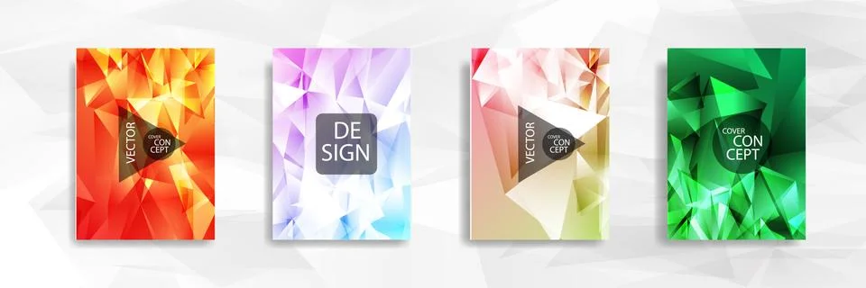 Abstract colorful and triangular background 스톡 일러스트