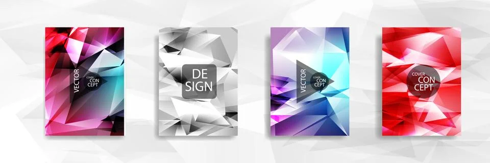 Abstract colorful and triangular background 스톡 일러스트
