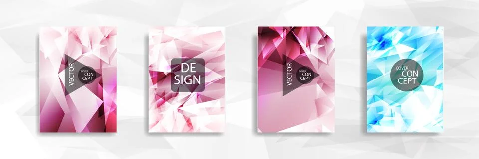 Abstract colorful and triangular background Ilustración de archivo