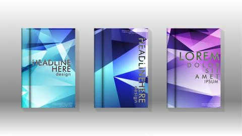 Abstract colorful and triangular background ready in eps 10 Stock Illustration