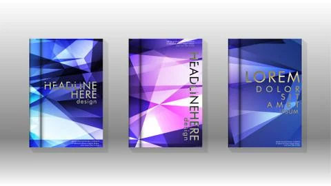 Abstract colorful and triangular background ready in eps 10 Illustrazione stock