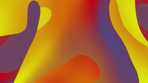 Abstract colorful animation background with wavy shapes. Stock Footage 303339092