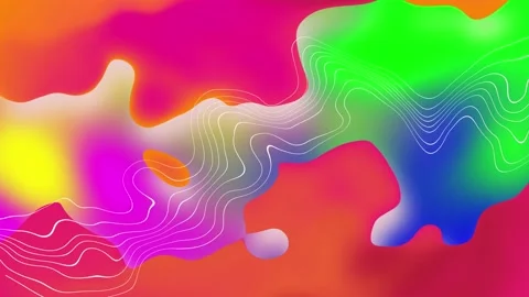 Abstract colorful animation multicolor gradient line background Stock Footage 170402670