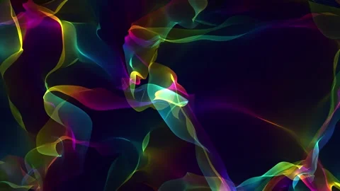 Abstract colorful animation. Multicolor liquid background. Beautiful gradien Stock Footage 267242577