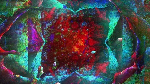 Abstract Colorful Art Background Stock Footage 125028108