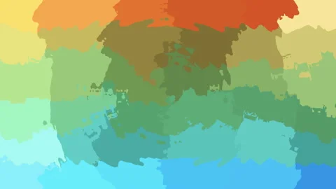 Abstract Colorful Art Background Loop Stock Footage 201470726