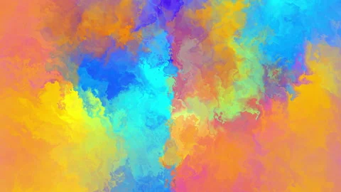 Abstract Colorful Art Background Loop Stock Footage 223552789