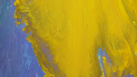 Abstract colorful background. Abstract pattern of liquid mixed oil paints. Stockbeeldmateriaal 149980401