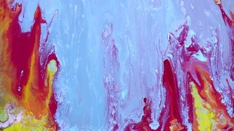 Abstract colorful background. Abstract pattern of liquid mixed oil paints. Vídeo Stock 150093184