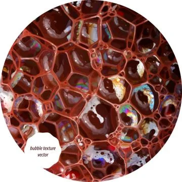 Abstract colorful background. Bubble texture in circle. 스톡 일러스트