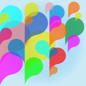 Abstract colorful background with bubbles. Vector Stock Illustration