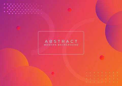 Abstract colorful background circle shape art design halftone modern style Stock Illustration
