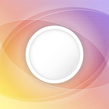 Abstract colorful background with circular space for your content and grid. V Stock Illustration