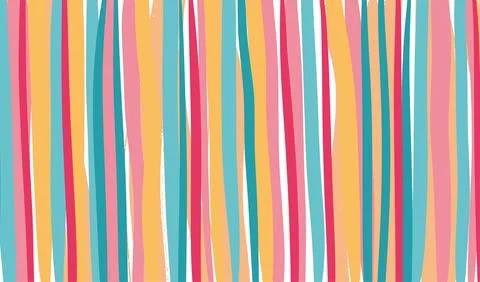 Abstract colorful background with different shapes. Hand drawn Wallpaper Stock Illustration