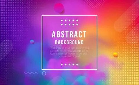 Abstract colorful background , Digital technology banner blue pink background Stock Illustration