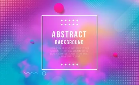 Abstract colorful background , Digital technology banner blue pink background Illustrazione stock