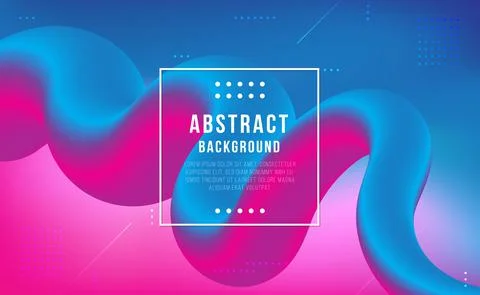 Abstract colorful background, Digital technology banner blue pink background Stock Illustration