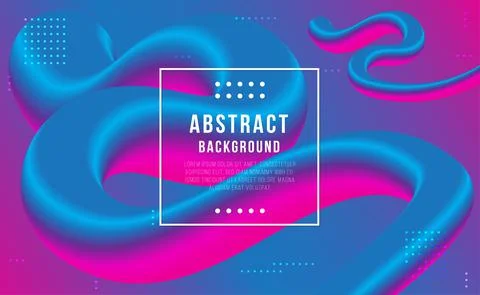 Abstract colorful background, Digital technology banner blue pink background Illustrazione stock