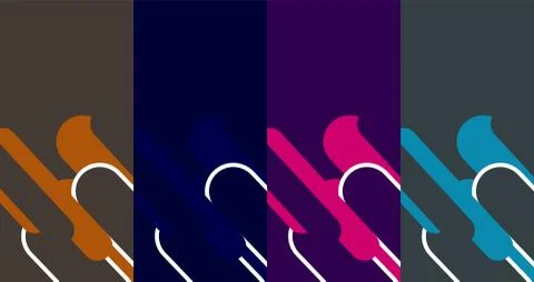 Abstract colorful background with dynamic effect. Futuristic Technology Style Stock Illustration