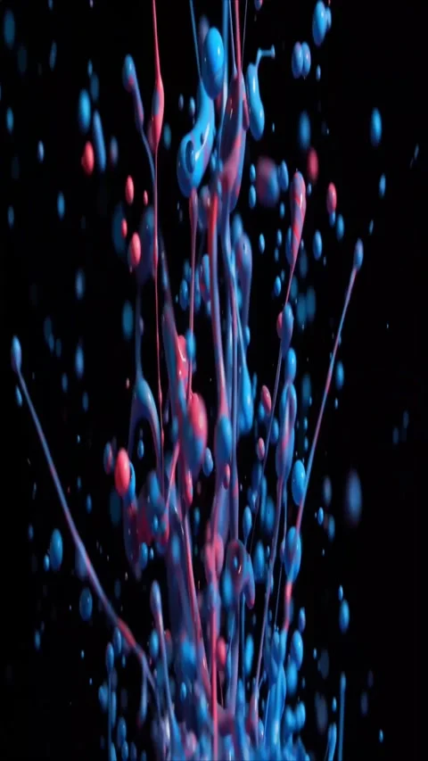 Abstract colorful background. Dynamic fluid motion. Stock Footage 339778102