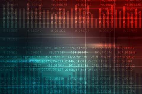 Abstract colorful background with figures 库存插图
