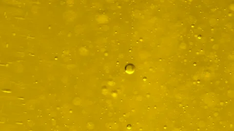 Abstract colorful background. Foam of Soap with Bubbles moving macro shot. 스톡 동영상 150579052