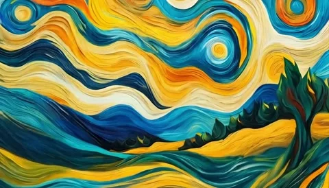 An abstract colorful background Stock Footage 304303981