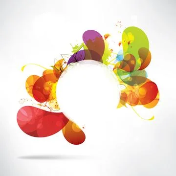 Abstract colorful background with geometric elements Stock Illustration