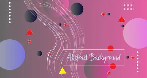 Abstract colorful background with geometric elements. Vector illustration f.. Stock Photos