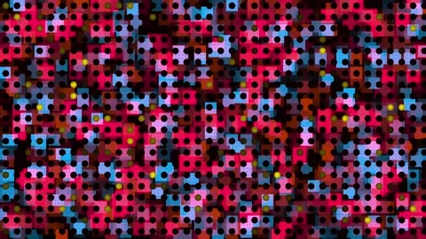 Abstract colorful background with geometric pattern imitation 3d rendering. Stock Footage 164556805