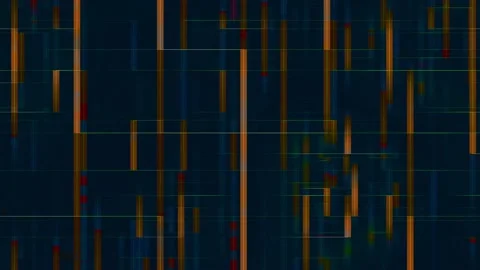 Abstract colorful background with geometric pattern imitation 3d rendering. Stock Footage 164556910