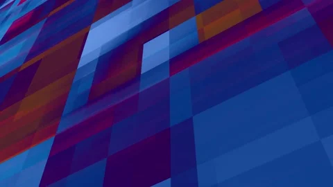 Abstract colorful background with geometric pattern imitation 3d rendering. Stock Footage 167303631