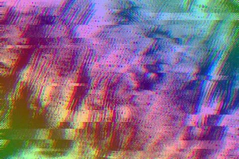 Abstract colorful background with glitch effect for background. Noise Texture Stock Photos