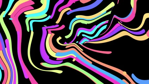 Abstract colorful background with glowing lines Stock Footage 289718265
