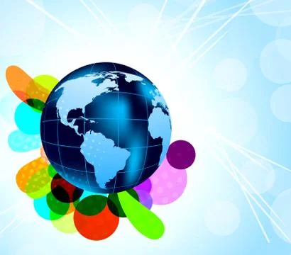 Abstract colorful background Stock Illustration