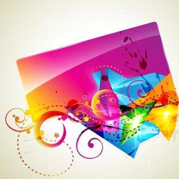 Abstract colorful background Stock Illustration