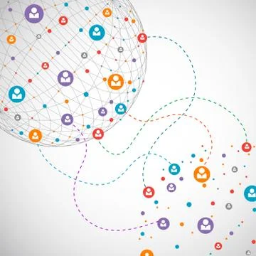 Abstract colorful background. Stock Illustration