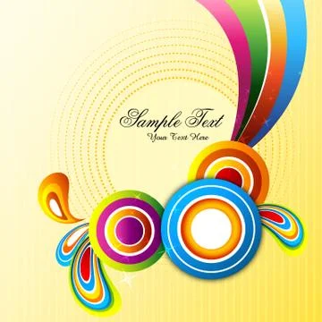 Abstract colorful background Stock Illustration