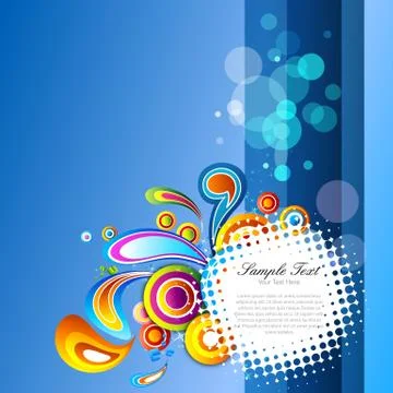 Abstract colorful background Stock Illustration