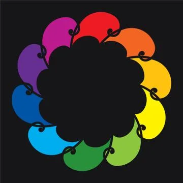 Abstract colorful background Stock Illustration