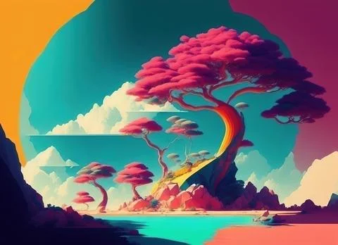 Abstract colorful background Stock Illustration