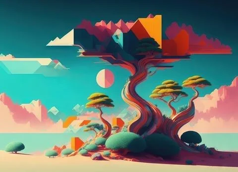 Abstract colorful background Stock Illustration