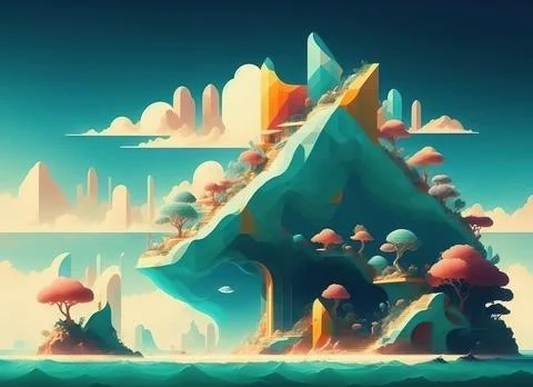 Abstract colorful background Stock Illustration