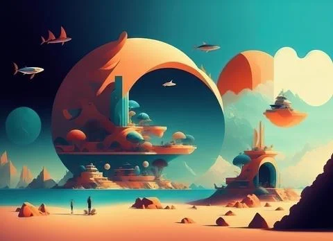 Abstract colorful background Stock-Illustration