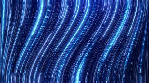 Abstract colorful background with light stripes, bright neon rays and glowing Stock Footage 255299684