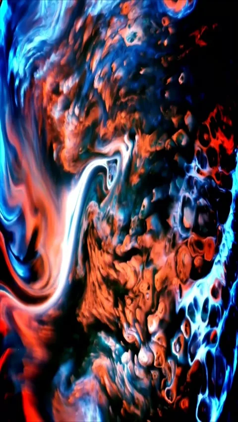 Abstract colorful background loop. Vibrant swirling pattern animation Stock Footage 339778588