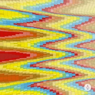 Abstract colorful background. Mosaic. Vector illustration. Can b Stock Illustration